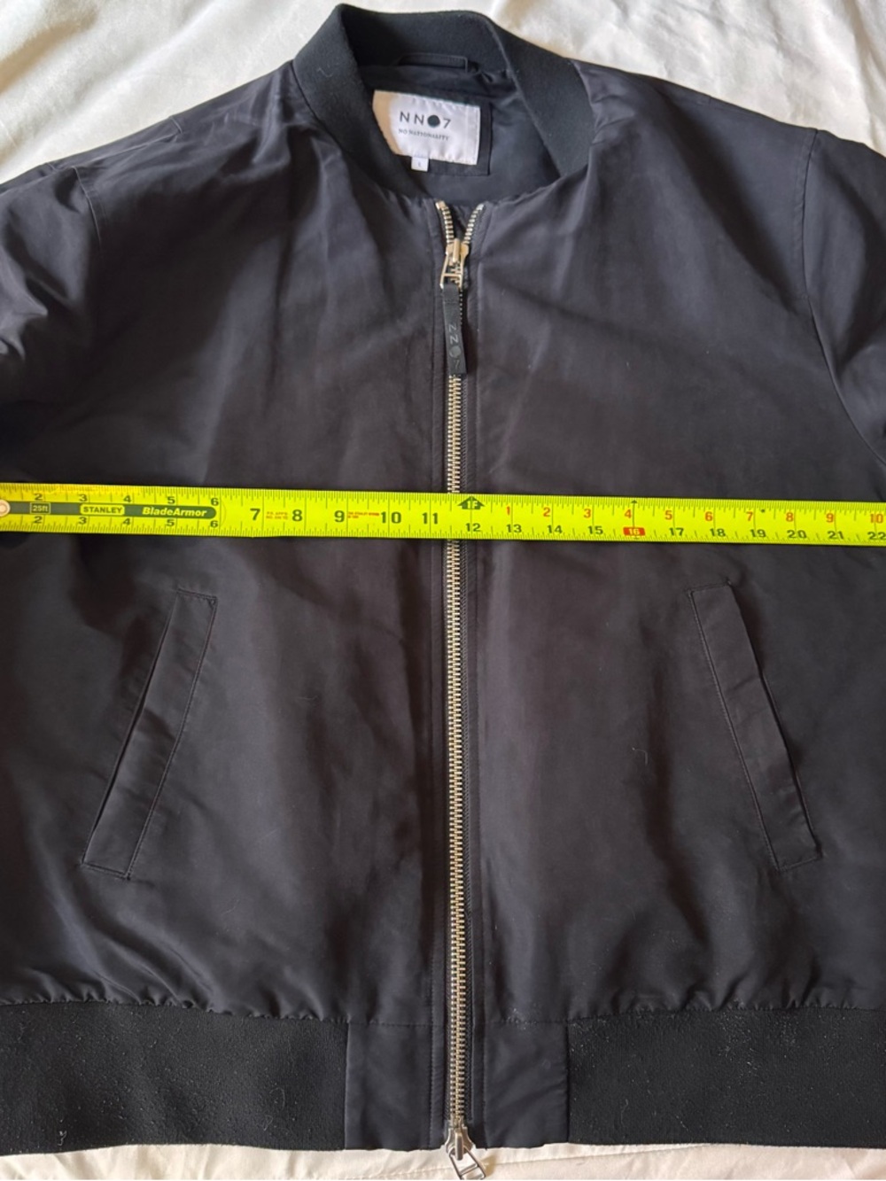NN07 Men's Black Bomber Jacket